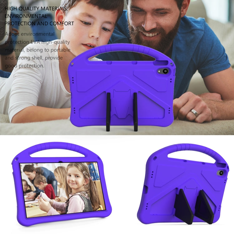 For Lenovo Tab P11 / J606F EVA Flat Anti Falling Protective Case Shell with Holder(Purple)