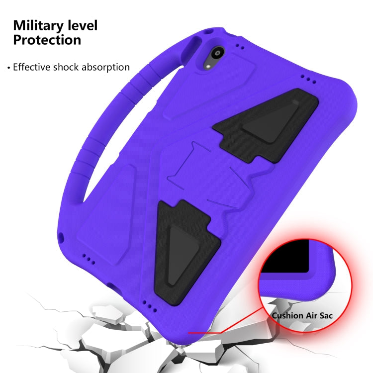 For Lenovo Tab P11 / J606F EVA Flat Anti Falling Protective Case Shell with Holder(Purple)