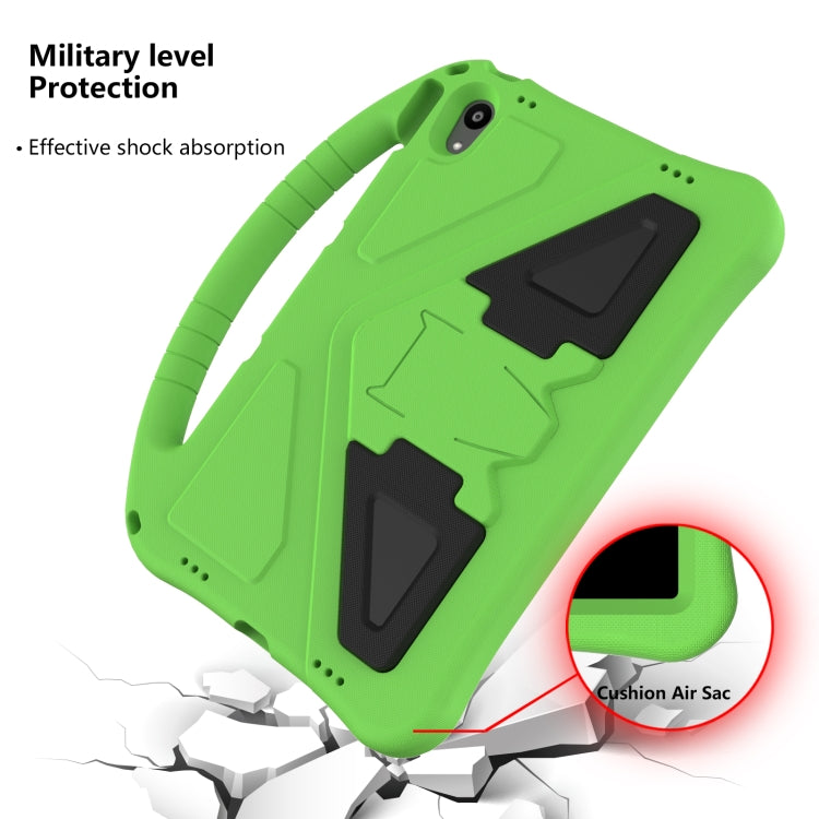 For Lenovo Tab P11 / J606F EVA Flat Anti Falling Protective Case Shell with Holder(Green)