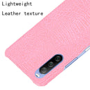 For Sony Xperia 10 III Shockproof Crocodile Texture PC + PU Case(Find)