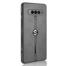 For Xiaomi Black Shark 4 / Black Shark 4 Pro Shockproof Sewing Cow Pattern Skin PC + PU + TPU Case(Black)