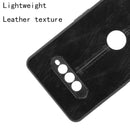 For Xiaomi Black Shark 4 / Black Shark 4 Pro Shockproof Sewing Cow Pattern Skin PC + PU + TPU Case(Black)