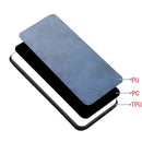 For ZTE nubia Red Magic 6/Red Magic 6 Pro Shockproof Sewing Cow Pattern Skin PC + PU + TPU Case(Blue)