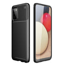 For OPPO F19 / A74 4G Carbon Fiber Texture Shockproof TPU Case(Black)