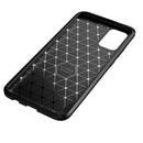 For OPPO F19 / A74 4G Carbon Fiber Texture Shockproof TPU Case(Black)