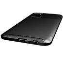 For OPPO F19 / A74 4G Carbon Fiber Texture Shockproof TPU Case(Black)