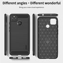 For Google Pixel 5a 5G MOFI Gentleness Series Brushed Texture Carbon Fiber Soft TPU Case(Black)
