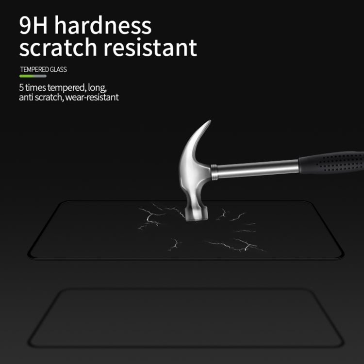 For Samsung Galaxy S21 FE PINWUYO 9H 3D Curved Full Screen Explosion-proof Tempered Glass Film(Black)