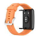 For Huawei Watch Fit TIA-B09 Silicone Watch Band(orange)
