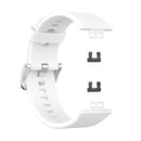 For Huawei Watch Fit TIA-B09 Silicone Watch Band(white)