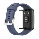 For Huawei Watch Fit TIA-B09 Silicone Watch Band(blue gray)