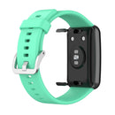 For Huawei Watch Fit TIA-B09 Silicone Watch Band(teal color)