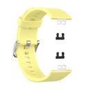 For Huawei Watch Fit TIA-B09 Silicone Watch Band(yellow)