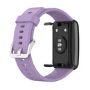 For Huawei Watch Fit TIA-B09 Silicone Watch Band(light purple)