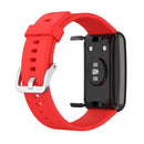 For Huawei Watch Fit TIA-B09 Silicone Watch Band(red)