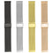 20mm Double Buckle Braided Fine Mesh Stainless Ssteel Metal Replacement Strap(black)