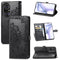Halfway Mandala Embossing Pattern Horizontal Flip Leather Case with Holder & Card Slots & Wallet & Lanyard For Huawei P50 Pro(Black)