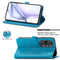 Halfway Mandala Embossing Pattern Horizontal Flip Leather Case with Holder & Card Slots & Wallet & Lanyard For Huawei P50 Pro(Blue)