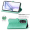 Halfway Mandala Embossing Pattern Horizontal Flip Leather Case with Holder & Card Slots & Wallet & Lanyard For Huawei P50 Pro(Green)