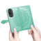 Halfway Mandala Embossing Pattern Horizontal Flip Leather Case with Holder & Card Slots & Wallet & Lanyard For Huawei P50 Pro(Green)