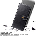 For Samsung Galaxy S21 FE Solid Color Leather Buckle Phone Case with Lanyard & Photo Frame & Card Slot & Wallet & Stand Function(Black)