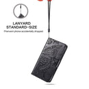 For Huawei P50 Pro Butterfly Love Flowers Embossed Horizontal Flip Leather Case with Holder & Card Slots & Wallet & Lanyard(Black)