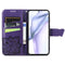 For Huawei P50 Pro Butterfly Love Flowers Embossed Horizontal Flip Leather Case with Holder & Card Slots & Wallet & Lanyard(Dark Purple)