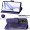 For Huawei P50 Pro Butterfly Love Flowers Embossed Horizontal Flip Leather Case with Holder & Card Slots & Wallet & Lanyard(Dark Purple)