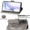 For Huawei P50 Pro Butterfly Love Flowers Embossed Horizontal Flip Leather Case with Holder & Card Slots & Wallet & Lanyard(Gray)