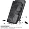 For Huawei P50 Butterfly Love Flowers Embossed Horizontal Flip Leather Case with Holder & Card Slots & Wallet & Lanyard(Black)