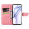 For Huawei P50 Butterfly Love Flowers Embossed Horizontal Flip Leather Case with Holder & Card Slots & Wallet & Lanyard(Pink)