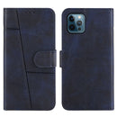 Stitching Calf Texture Buckle Horizontal Flip Leather Case with Holder & Card Slots & Wallet & Lanyard For iPhone 12 Pro Max(Blue)