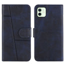Stitching Calf Texture Buckle Horizontal Flip Leather Case with Holder & Card Slots & Wallet & Lanyard For iPhone 12 mini(Blue)
