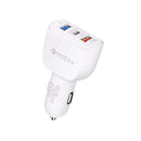 YSY-386 35W QC3.0 USB + USB 2.0 + USB-C / Type-C Multi-port Car Charger