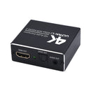 AY78V20 4K 60Hz HDMI 2.0 Audio Splitter 5.1 ARC HD-MI Audio Extractor HDCP 2.2 HDR10 Audio Converter 4K HD-MI Optical TOSLINK SPDIF