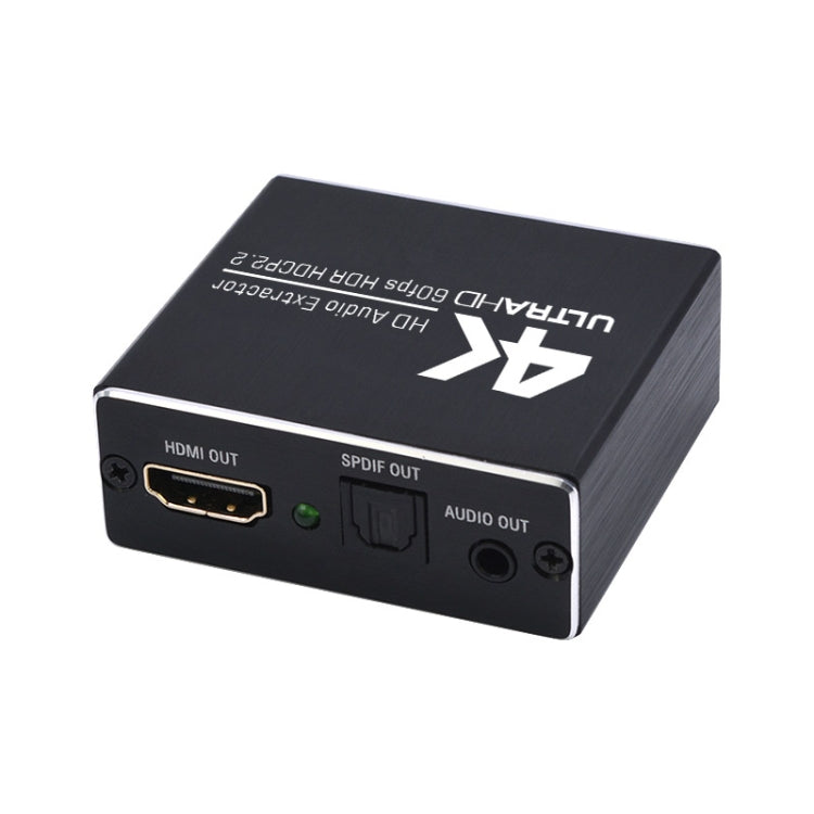 AY78V20 4K 60Hz HDMI 2.0 Audio Splitter 5.1 ARC HD-MI Audio Extractor HDCP 2.2 HDR10 Audio Converter 4K HD-MI Optical TOSLINK SPDIF