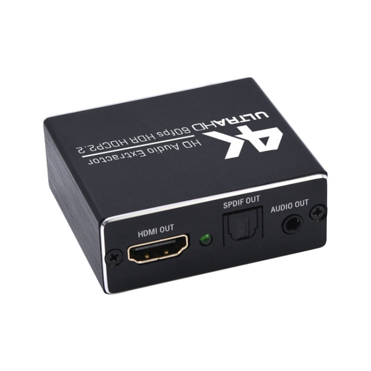AY78V20 4K 60Hz HDMI 2.0 Audio Splitter 5.1 ARC HD-MI Audio Extractor HDCP 2.2 HDR10 Audio Converter 4K HD-MI Optical TOSLINK SPDIF