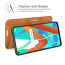 For OPPO Realme V13 5G/Realme 8 5G Retro Calf Pattern Buckle Horizontal Flip Leather Case with Holder & Card Slots & Wallet(Yellow)