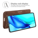 For Huawei P50 Pro Retro Calf Pattern Buckle Horizontal Flip Leather Case with Holder & Card Slots & Wallet(Dark Brown)