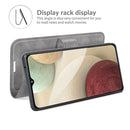 For Samsung Galaxy A22 4G Retro Calf Pattern Buckle Horizontal Flip Leather Case with Holder & Card Slots & Wallet(Grey)