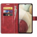 For Samsung Galaxy A22 4G Retro Calf Pattern Buckle Horizontal Flip Leather Case with Holder & Card Slots & Wallet(Red)