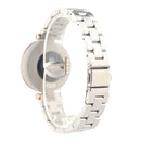 Stainless Steel Three Beads Hand Detachable Xiaoman Watch Band For Garmin Lily(Silver)