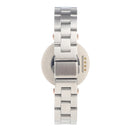 Stainless Steel Three Beads Hand Detachable Xiaoman Watch Band For Garmin Lily(Silver)