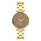 Stainless Steel Three Beads Hand Detachable Xiaoman Watch Band For Garmin Lily(Gold)