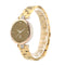 Stainless Steel Three Beads Hand Detachable Xiaoman Watch Band For Garmin Lily(Gold)