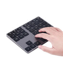 308BT Aluminum Alloy 35 Keys Bluetooth Wireless Numeric Keypad Digital Keyboard