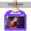 For iPad mini 6 EVA Material Children Flat Anti Falling Cover Protective Shell with Thumb Bracket(Purple)