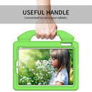 For iPad mini 6 EVA Material Children Flat Anti Falling Cover Protective Shell with Thumb Bracket(Green)