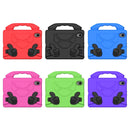 For iPad mini 6 EVA Material Children Flat Anti Falling Cover Protective Shell with Thumb Bracket(Green)