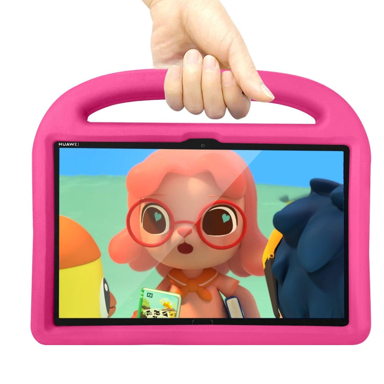 For Huawei MatePad T10S 10.1 / T10 9.7 Sparrow Style EVA Material Children Shockproof Casing Shell(Rose Red)